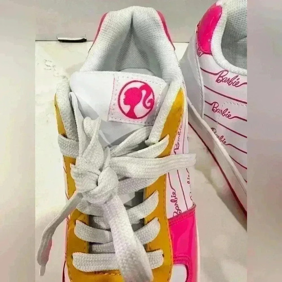 Barbie Tennis Shoes Authentic Barbie Logo Sneakers (Size 9) - Picture 5 of 8
